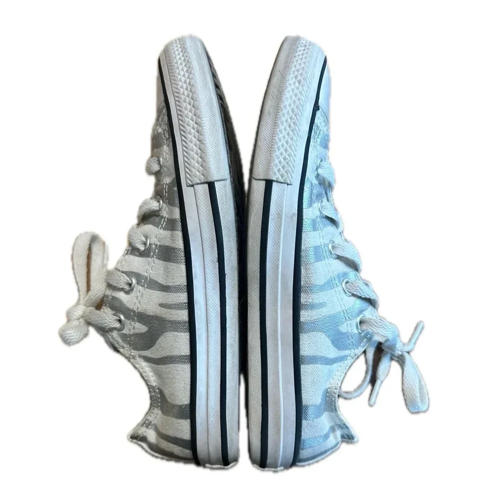 Converse Chuck Taylor All Star Ox Archive Zebra White/Black Canvas Shoes 1 Kids